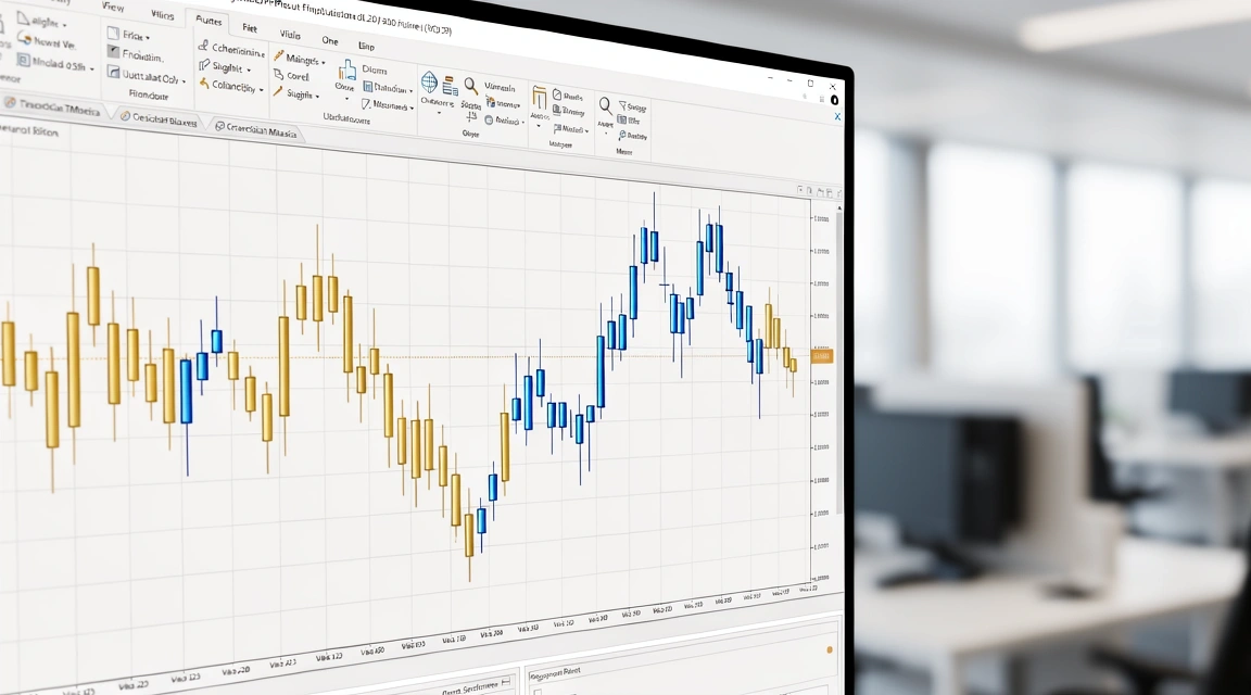 Antaramuka TradingView Profesional
